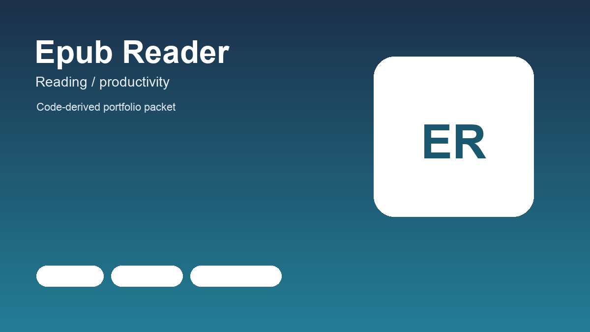 Epub Reader project thumbnail