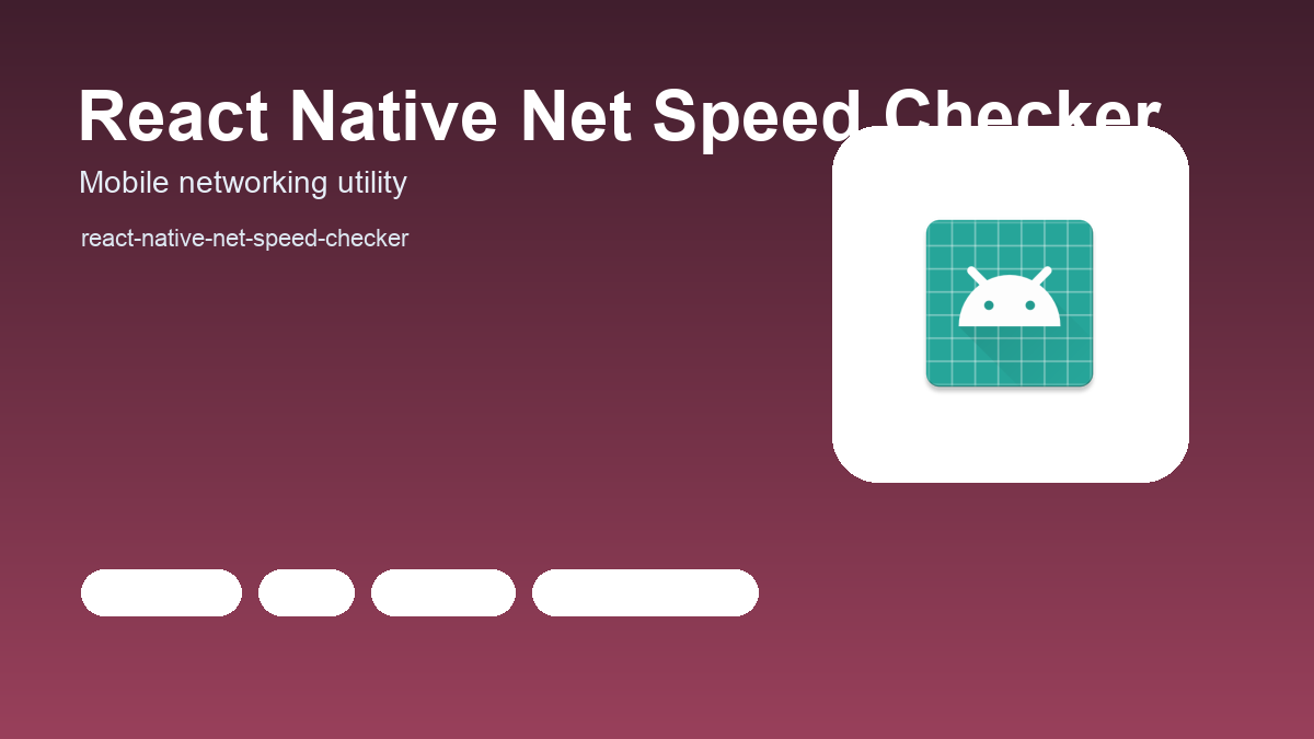 React Native Net Speed Checker project thumbnail